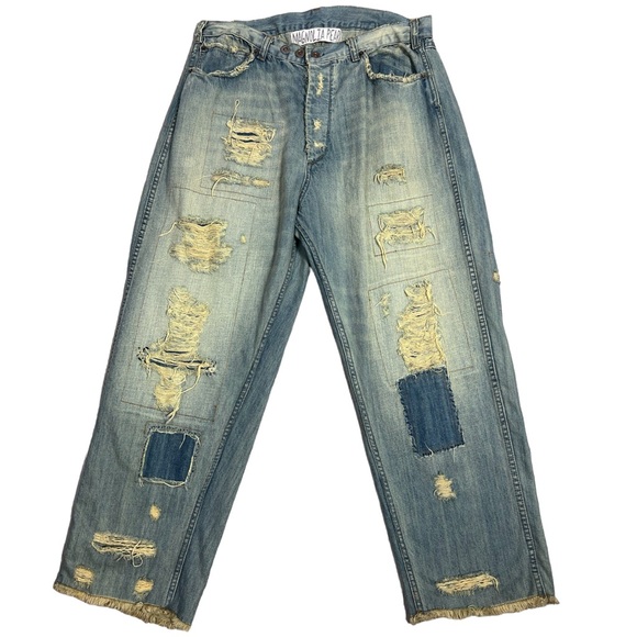 MAGNOLIA PEARL 213 MINER DENIM JEANS OSFM NWT - Picture 6 of 10